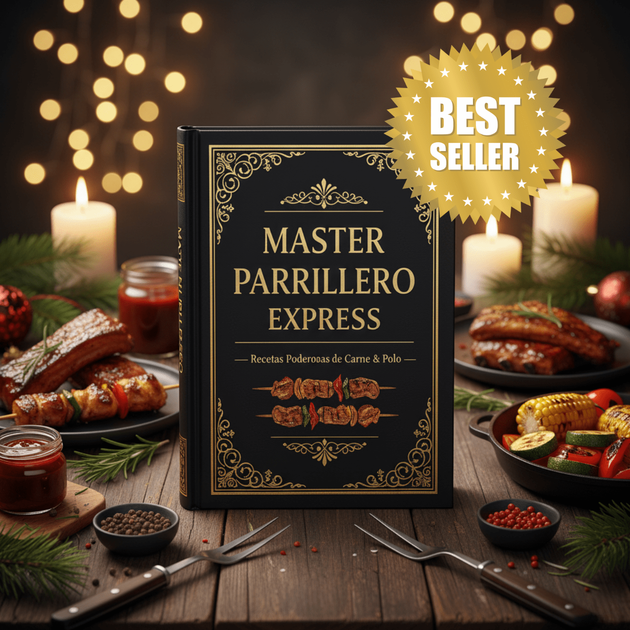 🥩Master Parrillero Express Recetas Poderosas de Carne & Pollo✨ - Dip House Gourmet