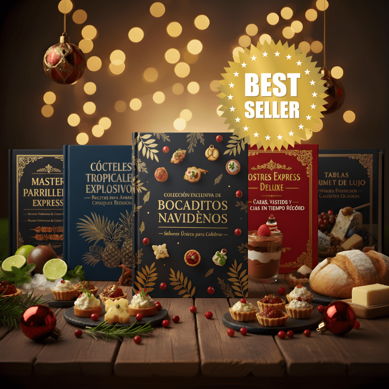 🎄Megapack Navidad: 5 Libros en 1 (Cenas y Postres)🎅✨ - Dip House Gourmet