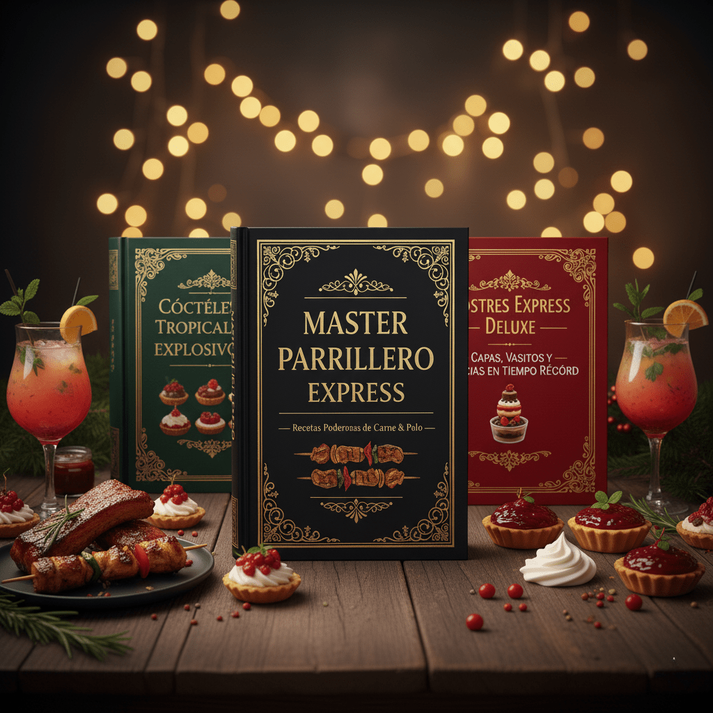 🎄Mini Pack Navidad: 3 Libros en 1 (Cocteles y Postres) 🎅✨ - Dip House Gourmet